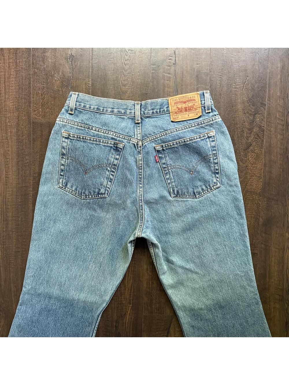 Vintage Levi 517 Jeans Bootcut 30x32 Hi Rise 100% Cotton Cowgirl Western Rodeo